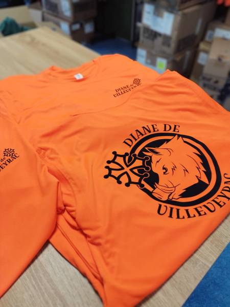 Tee shirt pour diane de chasse de villeveyrac, référence JC020