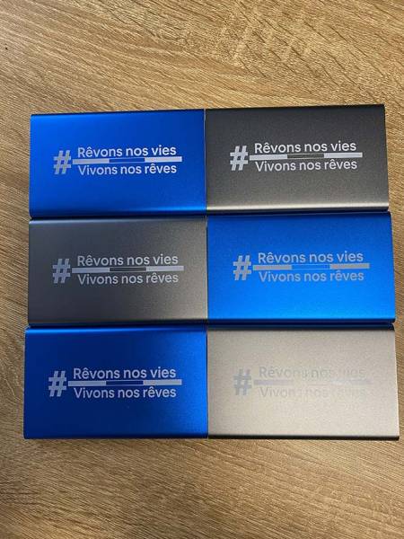 fourniture et l'impression de Powerbank