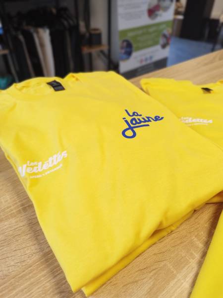 T-shirts personnalisés pour La Jaune 2024, Les Vedettes du Marché du Lez à Montpellier