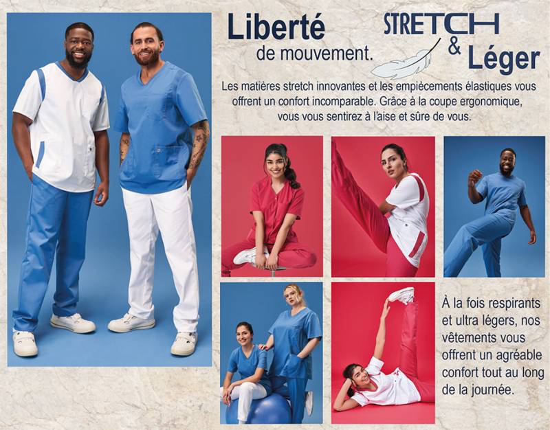 Vêtements de santé personnalisés