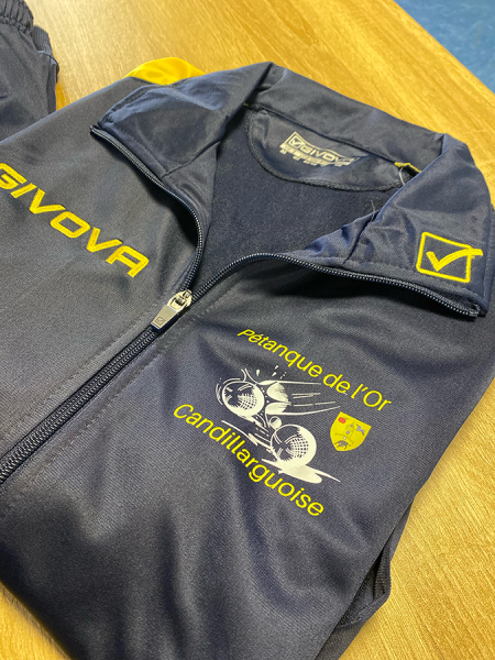 Survêtement personnalisé pour club de sport à Montpellier