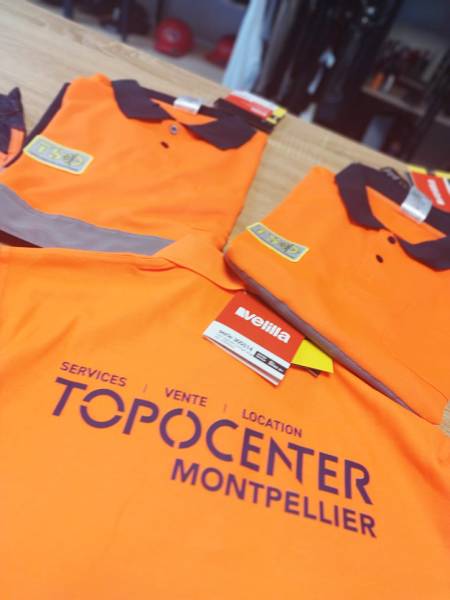 Textiles EPI haute visibilité personnalisés – Impression DTF & patch brodé – Topocenter à Villeveyrac - bassin de thau proche Cermont l'Hérault