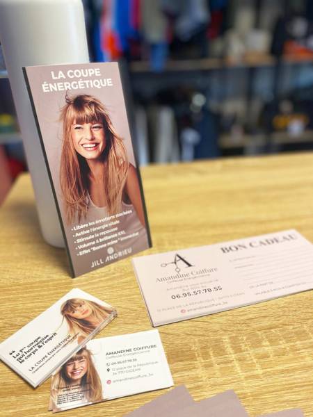 Impression Cartes de visite_Flyers_Bons cadeaux personnalisés_Roll-up_PLV grand format