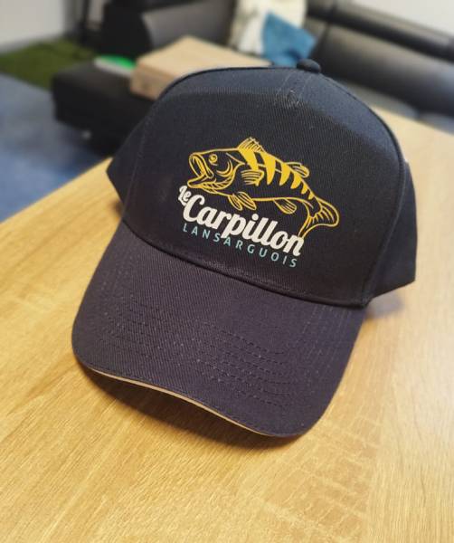 Casquettes imprimés en DTF pour l'Association du Carpillon Lansarguois à Lansargues proches de Mauguio, Hérault