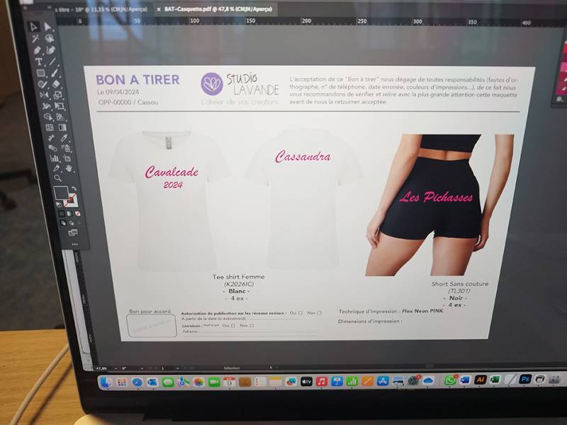 BAT pour impression en flex