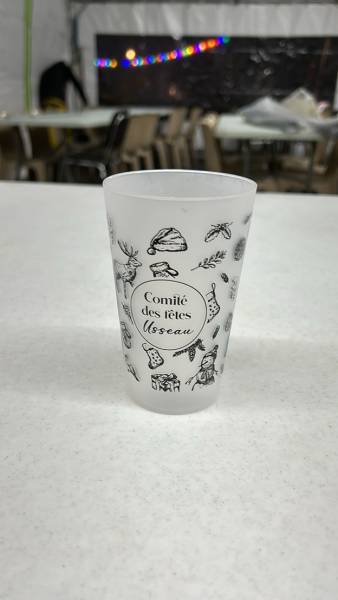 Ecocup personnalisés pour le Comité des Fêtes de Usseau dans la Vienne, Région Nouvelle-Aquitaine