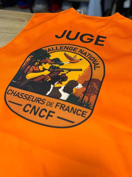 Impression Gilet haute visibilité (orange ou jaune fluo) 