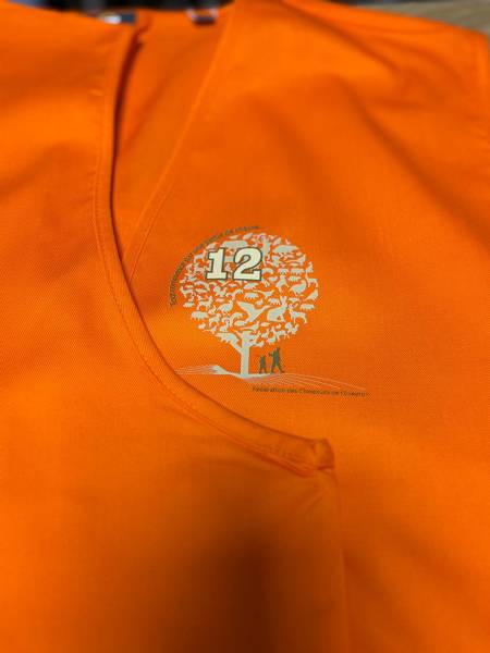 Impression Gilet haute visibilité (orange ou jaune fluo) 