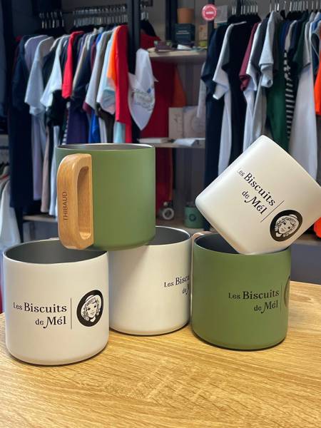 Mug BJORN en acier inoxydable recyclé certifiée RCS