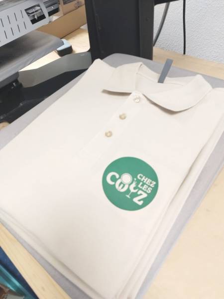 Impression et broderie professionnel sur polos à Juvignac, proche de Montpellier