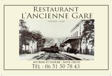Restaurant chargé d'histoire Sauve L'ancienne Gare